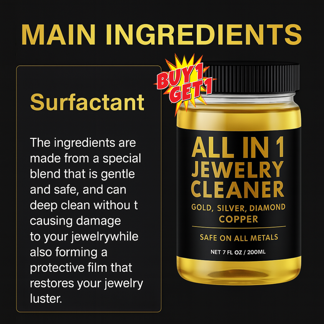 All in 1 Jewelry Cleaner | GOLD, SILVER, DIAMOND, COPPER (BUY 1 GET 1 FREE)