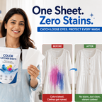 Laundry Colour Catcher Cleaning Sheets – Wash Whites & Colours Together | 50 Sheets | Buy 1 Get 1 Free