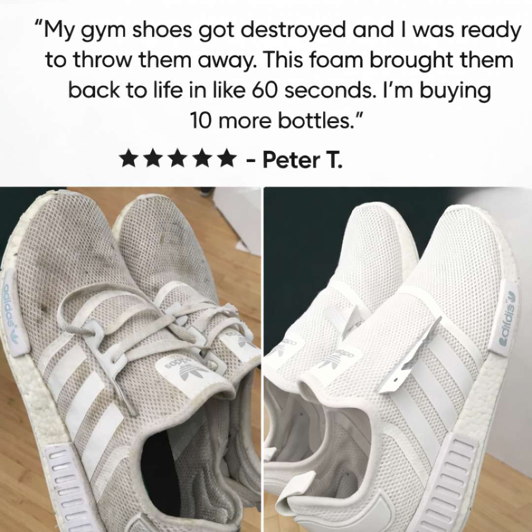 Water-Free Foam Shoe Cleaner | BUY 1 GET 1 FREE!