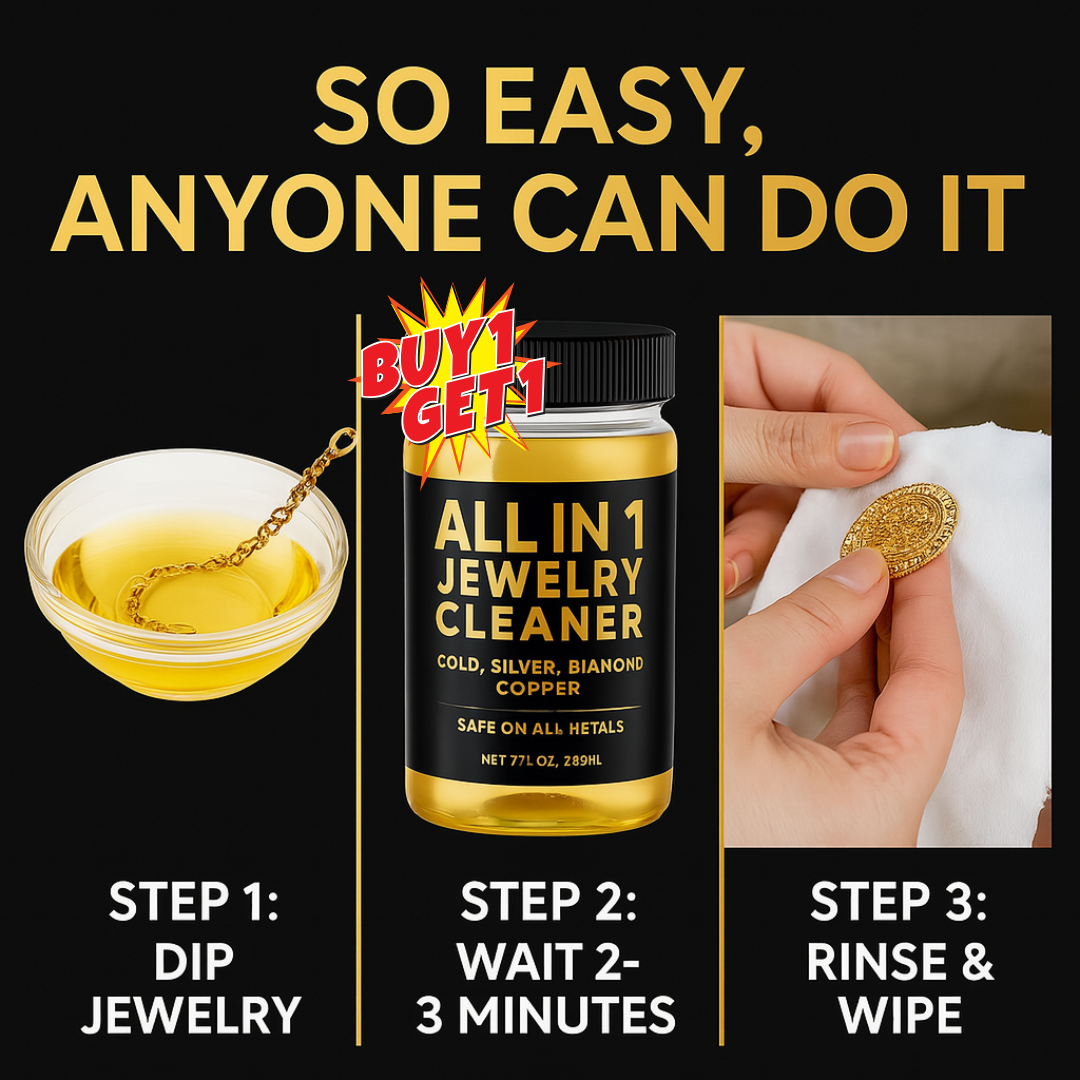 All in 1 Jewelry Cleaner | GOLD, SILVER, DIAMOND, COPPER (BUY 1 GET 1 FREE)